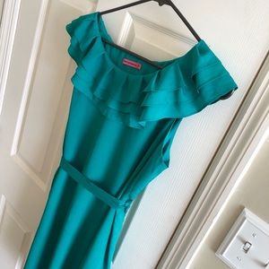Teal maternal America dress